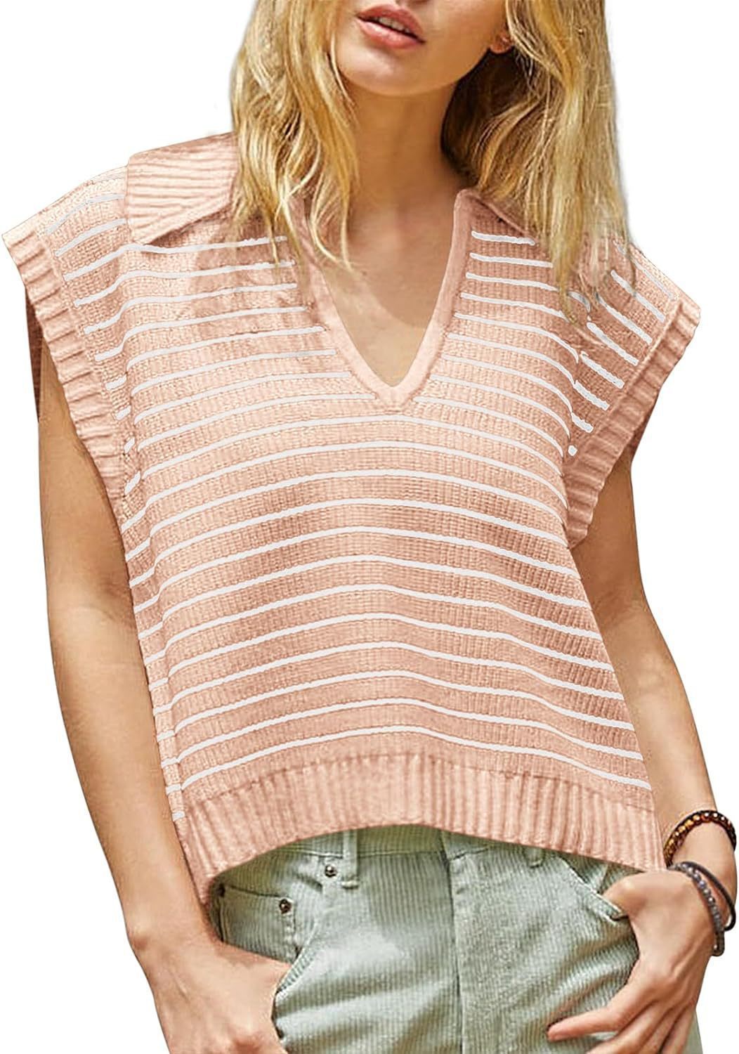 Summer New V-neck Casual Tops