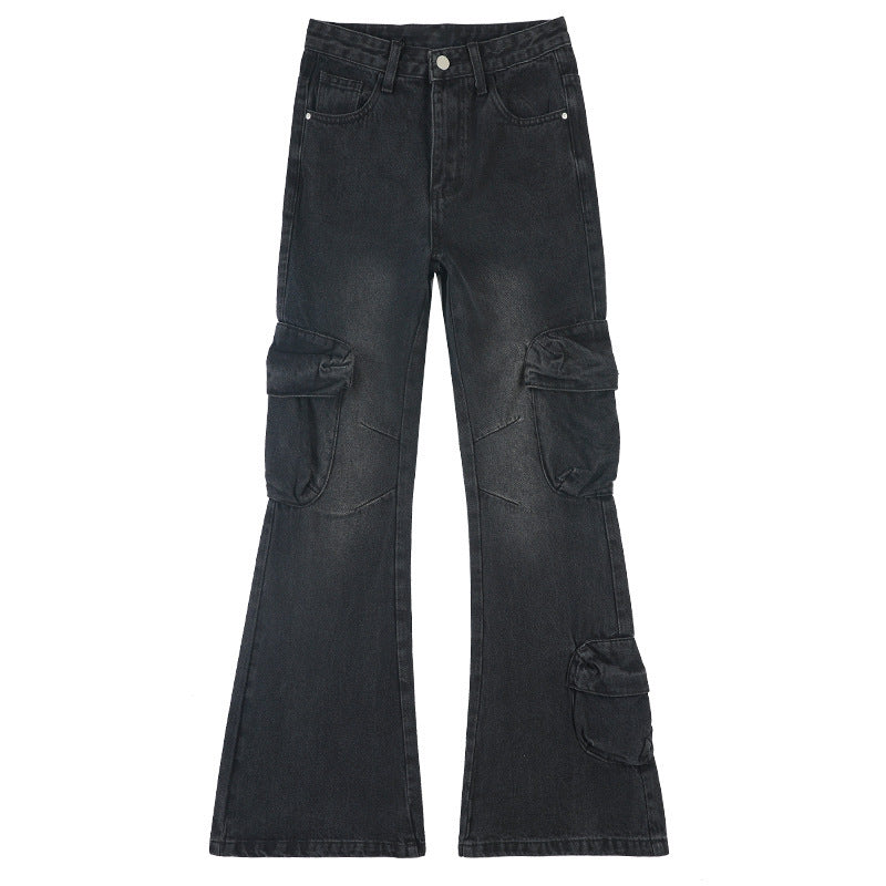 American Style Loose Cargo Jeans For Women