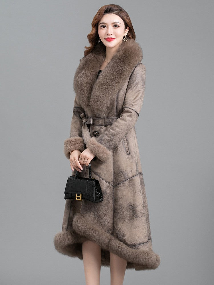 Real Fur One Woman Coat