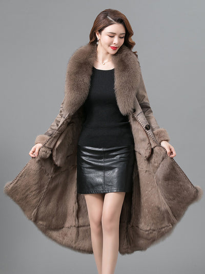 Real Fur One Woman Coat