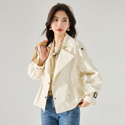 Good Texture Short Trench Coat