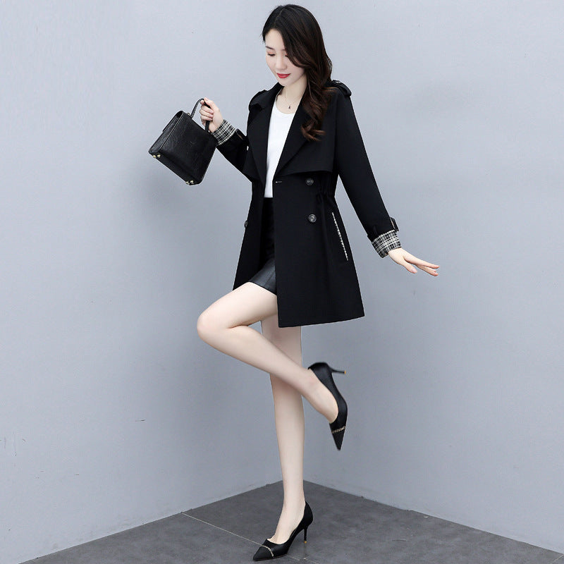 Women Trench Coat Mid-length